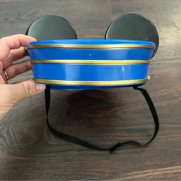 Mickey Mouse Ears Train CONDUCTOR Hard Shell Hat Vintage RARE Costume Toy Kids - Picture 4 of 7